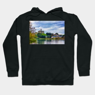 A view of the River Coquet, Warkworth, Northumberland Hoodie